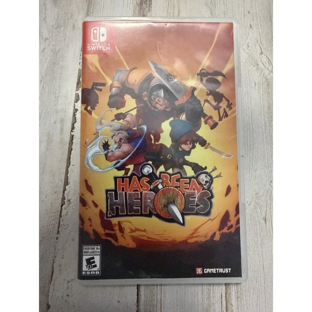 Has-Been Heroes Nintendo Switch 2017 Game Complete w/ Case Tested Pre-Owned